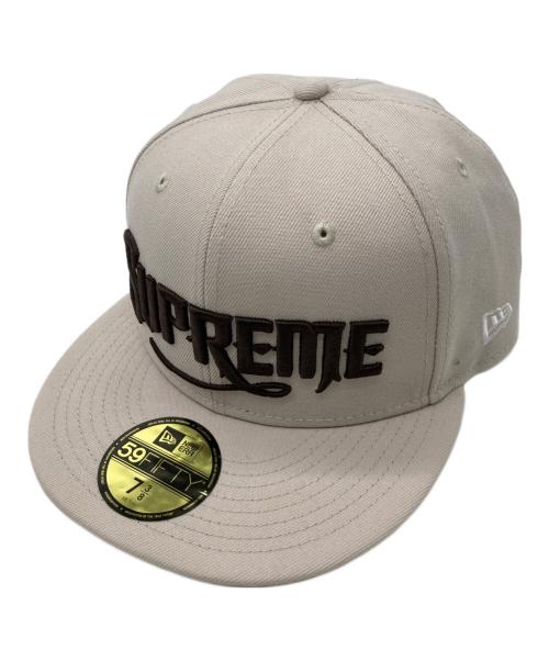 New Era（ニューエラ）New Era (ニューエラ) SUPREME (シュプリーム) Mister Cartoon ベージュ サイズ:7 3/8の古着・服飾アイテム