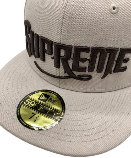 New Era（ニューエラ）New Era (ニューエラ) SUPREME (シュプリーム) Mister Cartoon ベージュ サイズ:7 3/8の古着・服飾アイテム