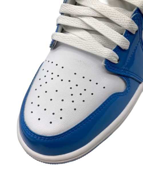NIKE（ナイキ）NIKE (ナイキ) AIR JORDAN1 LOW SE ブルー×ホワイト サイズ:27.5cmの古着・服飾アイテム