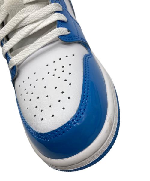 NIKE（ナイキ）NIKE (ナイキ) AIR JORDAN1 LOW SE ブルー×ホワイト サイズ:27.5cmの古着・服飾アイテム