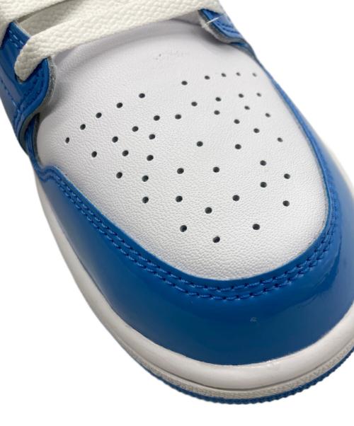 NIKE（ナイキ）NIKE (ナイキ) AIR JORDAN1 LOW SE ブルー×ホワイト サイズ:27.5cmの古着・服飾アイテム