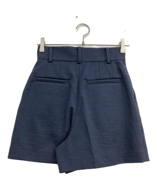 ESTNATION（エストネーション）ESTNATION (エストネーション) ミックスツイードライクショートパンツ ネイビー サイズ:34の古着・服飾アイテム