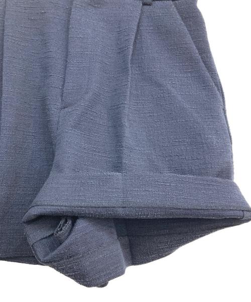 ESTNATION（エストネーション）ESTNATION (エストネーション) ミックスツイードライクショートパンツ ネイビー サイズ:34の古着・服飾アイテム