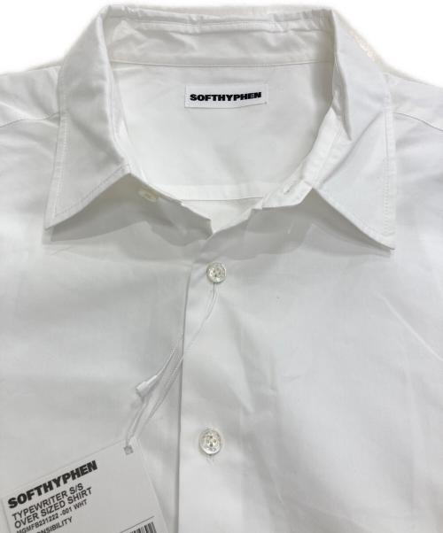 SOFTHYPHEN（ソフトハイフン）SOFTHYPHEN (ソフトハイフン) TYPEWRITER S/S OVER SIZED SHIRT ホワイト サイズ:01 未使用品の古着・服飾アイテム
