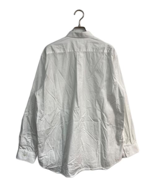 COMME des GARCONS SHIRT（コムデギャルソンシャツ）COMME des GARCONS SHIRT (コムデギャルソンシャツ) コットンポプリンレギュラーカラーシャツ　FZ-B011 ホワイト サイズ:Lの古着・服飾アイテム