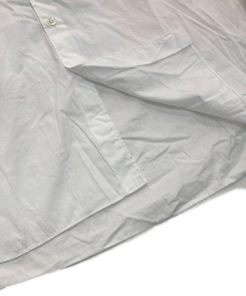 COMME des GARCONS SHIRT（コムデギャルソンシャツ）COMME des GARCONS SHIRT (コムデギャルソンシャツ) コットンポプリンレギュラーカラーシャツ　FZ-B011 ホワイト サイズ:Lの古着・服飾アイテム