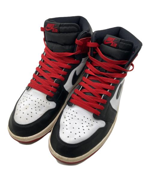 NIKE（ナイキ）NIKE (ナイキ) AIR JORDAN 1 RETRO HIGH OG レッド×ホワイト サイズ:28cmの古着・服飾アイテム