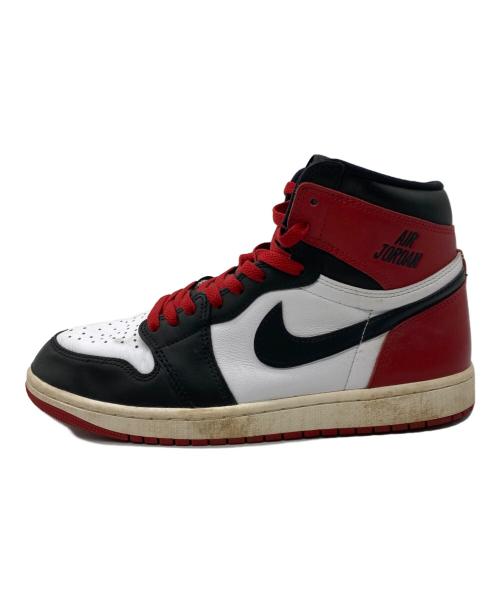 NIKE（ナイキ）NIKE (ナイキ) AIR JORDAN 1 RETRO HIGH OG レッド×ホワイト サイズ:28cmの古着・服飾アイテム