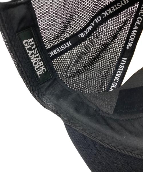 Hysteric Glamour（ヒステリックグラマー）Hysteric Glamour (ヒステリックグラマー) STAR EVIL メッシュキャップ ホワイト×ブラックの古着・服飾アイテム