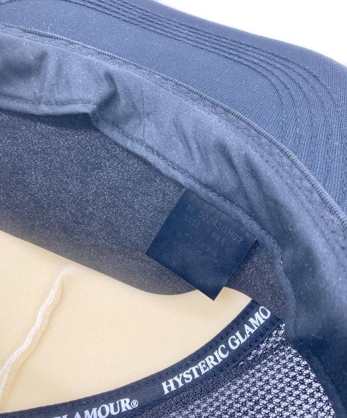 Hysteric Glamour（ヒステリックグラマー）Hysteric Glamour (ヒステリックグラマー) STAR EVIL メッシュキャップ ホワイト×ブラックの古着・服飾アイテム