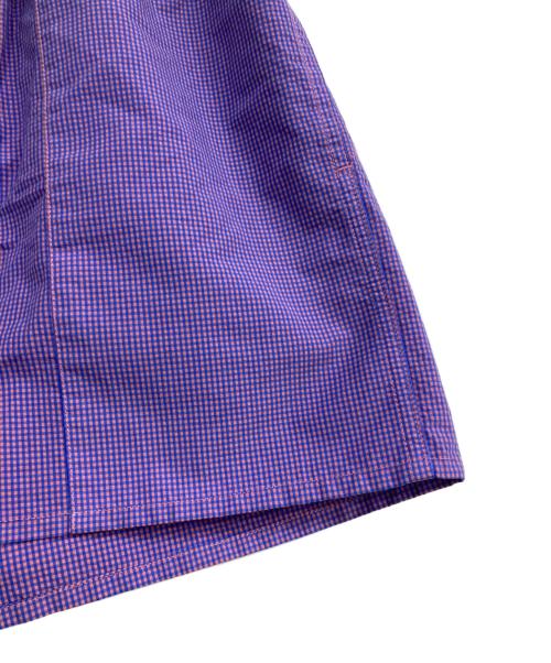 RE-PURPOSE（リパーパス）RE-PURPOSE (リパーパス) gingham shorts パープル サイズ:Mの古着・服飾アイテム