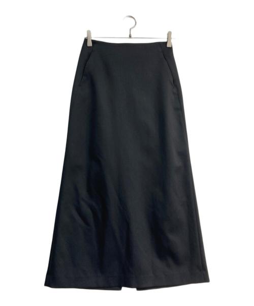 Sov.（ソブ）Sov. (ソブ) ダブルサテントラペーズスカート　0302-071-243 ブラック サイズ:38の古着・服飾アイテム