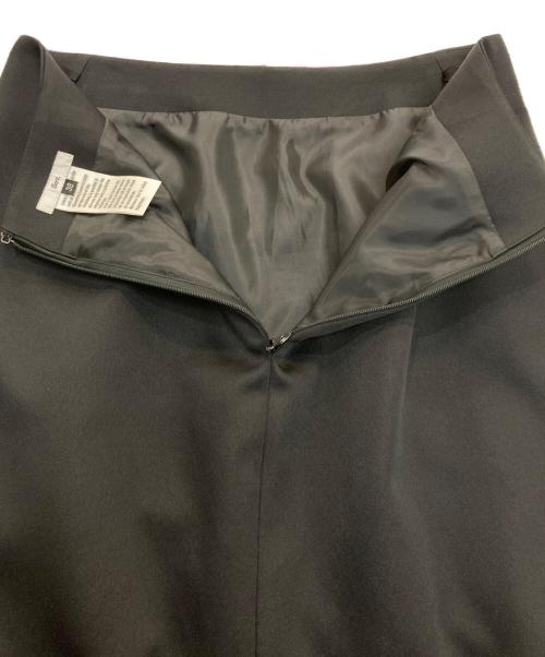 Sov.（ソブ）Sov. (ソブ) ダブルサテントラペーズスカート　0302-071-243 ブラック サイズ:38の古着・服飾アイテム