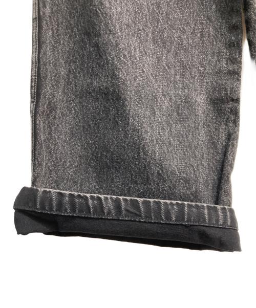 adidas Originals（アディダスオリジナル）adidas originals (アディダスオリジナル) プレミアム エッセンシャルズ ワイドレッグデニムパンツ　IW5761 ブラック サイズ:26の古着・服飾アイテム