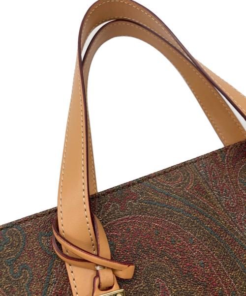 ETRO（エトロ）ETRO (エトロ) ペイズリー柄トートバッグ ブラウンの古着・服飾アイテム