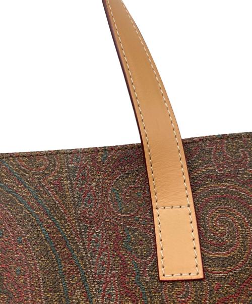ETRO（エトロ）ETRO (エトロ) ペイズリー柄トートバッグ ブラウンの古着・服飾アイテム