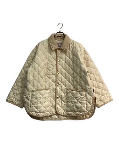 Traditional Weatherwear（トラディショナルウェザーウェア）Traditional Weatherwear (トラディショナルウェザーウェア) キルティングジャケット　L222APQCO0349AA アイボリー サイズ:34の古着・服飾アイテム