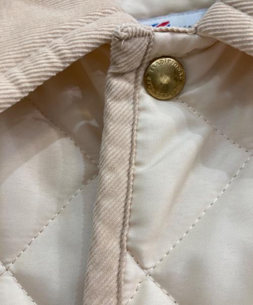 Traditional Weatherwear（トラディショナルウェザーウェア）Traditional Weatherwear (トラディショナルウェザーウェア) キルティングジャケット　L222APQCO0349AA アイボリー サイズ:34の古着・服飾アイテム