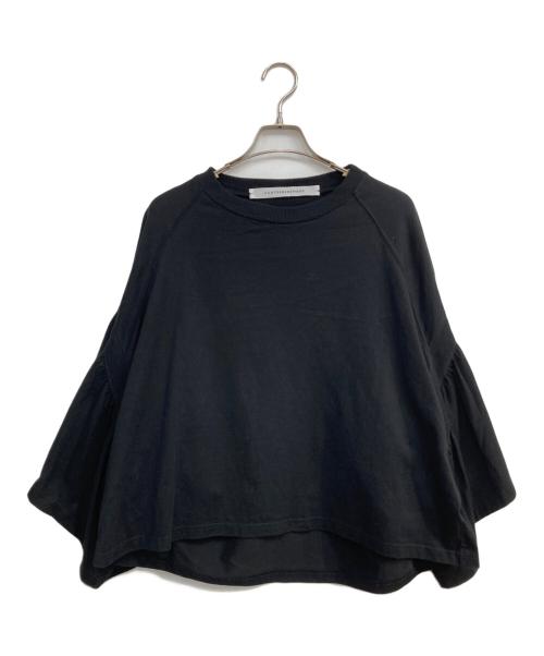 COGTHEBIGSMOKE（コグザビッグスモーク）COGTHEBIGSMOKE (コグザビッグスモーク) LAURA GATHERED SLV TOP ブラック サイズ:FREEの古着・服飾アイテム