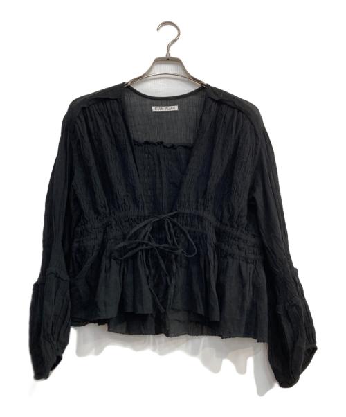 R'IAM（リアム）R'IAM (リアム) スイートブラウス ブラック サイズ:Freeの古着・服飾アイテム