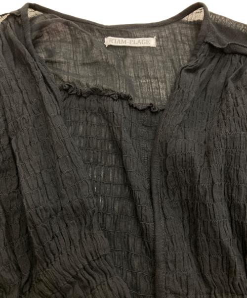 R'IAM（リアム）R'IAM (リアム) スイートブラウス ブラック サイズ:Freeの古着・服飾アイテム