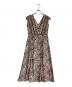 Her lip to (ハーリップトゥ) Lace Trimmed Floral Dress ブラウン サイズ:S：7000円