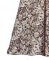 中古・古着 Her lip to (ハーリップトゥ) Lace Trimmed Floral Dress ブラウン サイズ:S：7000円