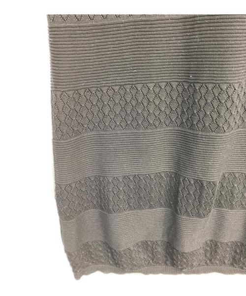 RED VALENTINO（レッドヴァレンティノ）RED VALENTINO (レッドヴァレンティノ) リボンノースリーブニットワンピース ブラック サイズ:Mの古着・服飾アイテム