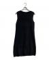 RED VALENTINO (レッドヴァレンティノ) リボンノースリーブニットワンピース ブラック サイズ:M：7000円