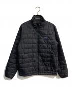 Patagoniaパタゴニア）の古着「ナノ・パフ・ブリック・キルト・ジャケット　68001　キッズ規格」｜ブラック