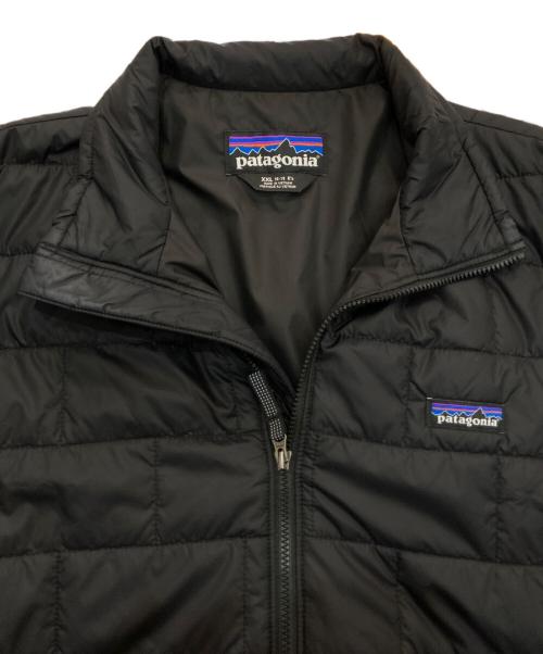 Patagonia（パタゴニア）Patagonia (パタゴニア) ナノ・パフ・ブリック・キルト・ジャケット　68001　キッズ規格 ブラック サイズ:XXLの古着・服飾アイテム