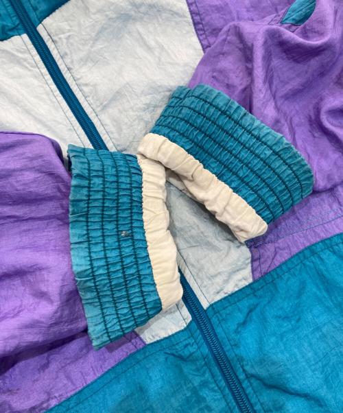 NIKE（ナイキ）NIKE (ナイキ) ヴィンテージナイロンジャケット　 90’s　 銀タグ　F30105FAW ブルー×パープル サイズ:-の古着・服飾アイテム