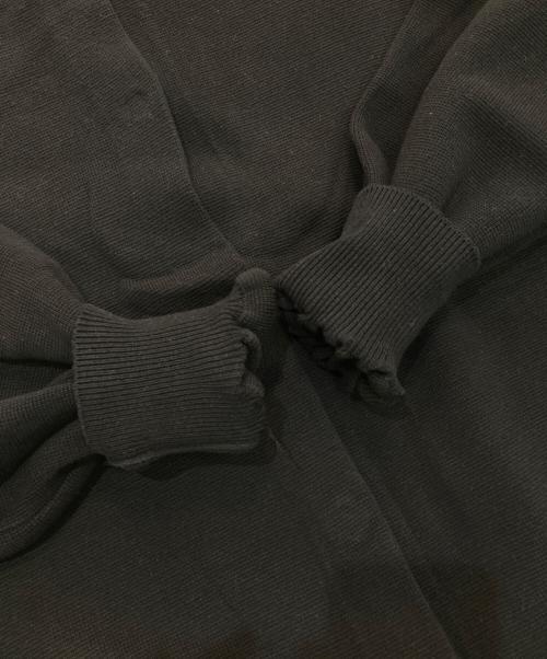 SOLAMONAT（ソラモナ）SOLAMONAT (ソラモナ) ウエハースニットワイドカーディガン ブラック サイズ:Freeの古着・服飾アイテム