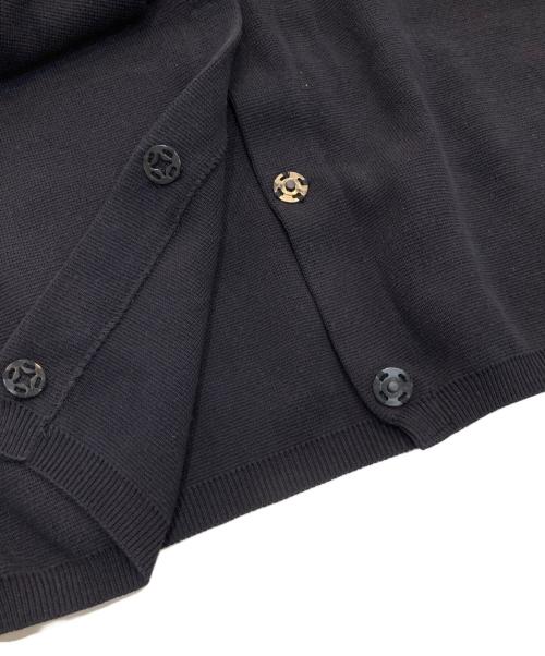 SOLAMONAT（ソラモナ）SOLAMONAT (ソラモナ) ウエハースニットワイドカーディガン ブラック サイズ:Freeの古着・服飾アイテム