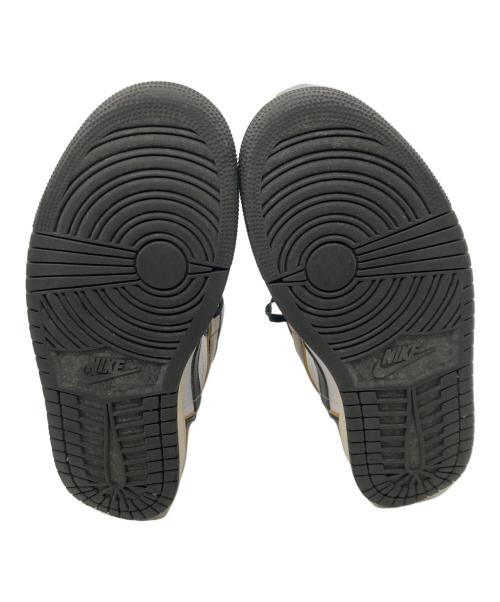 NIKE（ナイキ）NIKE (ナイキ) AIR JORDAN 1 MID SE ブラウン×ホワイト サイズ:27cmの古着・服飾アイテム
