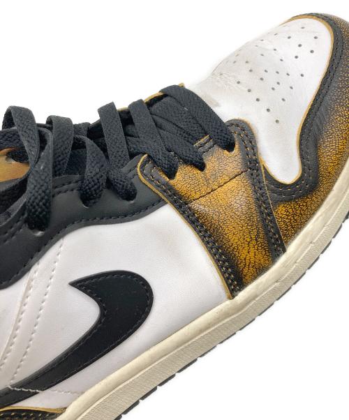 NIKE（ナイキ）NIKE (ナイキ) AIR JORDAN 1 MID SE ブラウン×ホワイト サイズ:27cmの古着・服飾アイテム