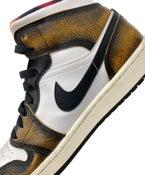 NIKE（ナイキ）NIKE (ナイキ) AIR JORDAN 1 MID SE ブラウン×ホワイト サイズ:27cmの古着・服飾アイテム