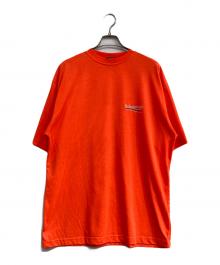 BALENCIAGA（バレンシアガ）の古着「キャンペーンロゴTシャツ」｜オレンジ