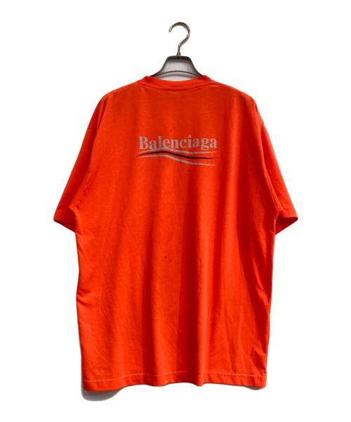 BALENCIAGA（バレンシアガ）BALENCIAGA (バレンシアガ) キャンペーンロゴTシャツ オレンジ サイズ:Sの古着・服飾アイテム