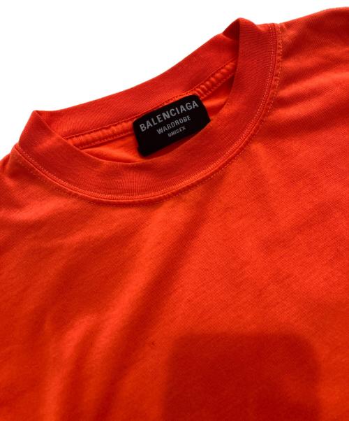 BALENCIAGA（バレンシアガ）BALENCIAGA (バレンシアガ) キャンペーンロゴTシャツ オレンジ サイズ:Sの古着・服飾アイテム