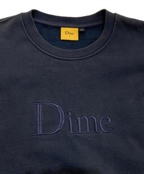 Dime（ダイム）Dime (ダイム) クルーネックスウェット ネイビー サイズ:Lの古着・服飾アイテム