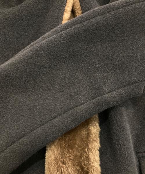 MaxMara（マックスマーラ）MaxMara (マックスマーラ) ウールカシミヤフーデッドコート　白タグ ブラック サイズ:J40の古着・服飾アイテム