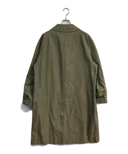 Burberry's（バーバリー）Burberry's (バーバリーズ) 裏ノバチェックステンカラーコート グリーン サイズ:-の古着・服飾アイテム