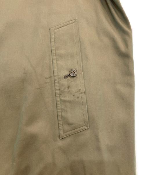 Burberry's（バーバリー）Burberry's (バーバリーズ) 裏ノバチェックステンカラーコート グリーン サイズ:-の古着・服飾アイテム