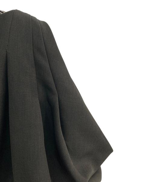 laube blanc（ローブブラン）LAUBE BLANC (ローブブラン) Drape Sleeve Balloon Tops　25AU-12 ブラウン サイズ:Freeの古着・服飾アイテム