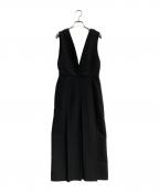 L'Orロル）の古着「I-line Jumper skirt　or222-22」｜ブラック