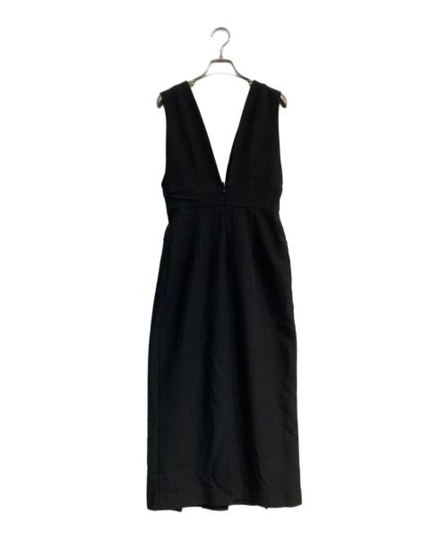 L'Or（ロル）L'Or (ロル) I-line Jumper skirt　or222-22 ブラック サイズ:Mの古着・服飾アイテム