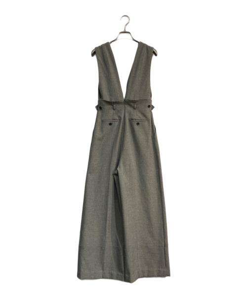 L'AUBE BLANC（ローブ ブラン）L'AUBE BLANC (ローブ ブラン) 4way Twill combinaison  23SU-13 グレー サイズ:Sの古着・服飾アイテム