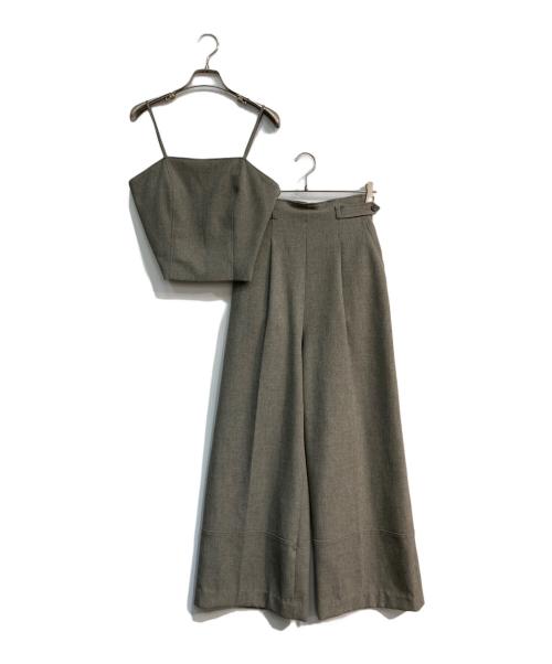 L'AUBE BLANC（ローブ ブラン）L'AUBE BLANC (ローブ ブラン) 4way Twill combinaison  23SU-13 グレー サイズ:Sの古着・服飾アイテム