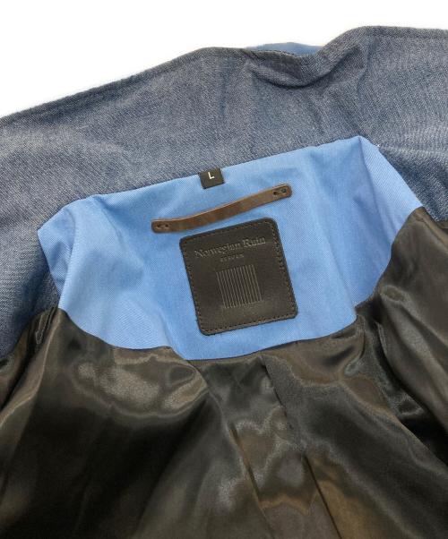 Norwegian Rain（ノルウェージャンレイン）Norwegian Rain (ノルウェージャンレイン) Denham (デンハム) レインジャケット　01-15-01-20-030 ブルー サイズ:Lの古着・服飾アイテム